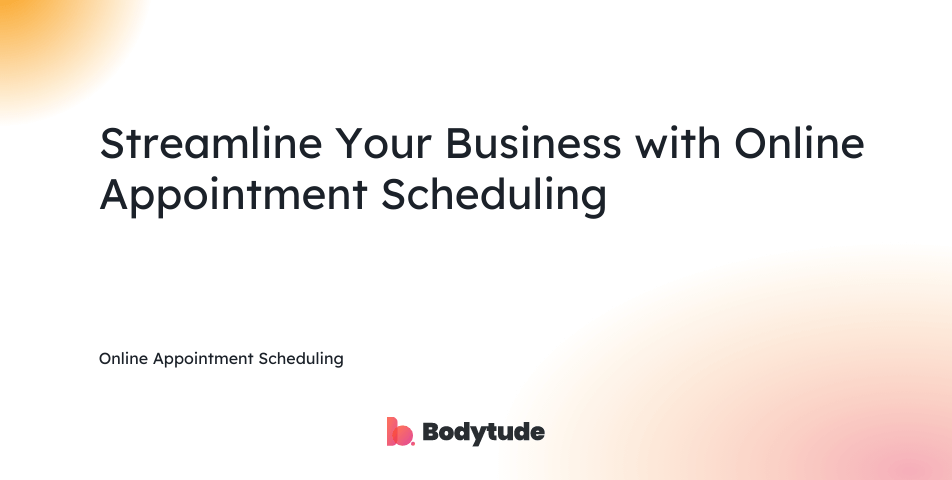 Online Appointment Scheduling