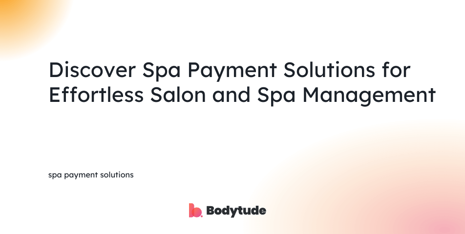 spa payment solutions
