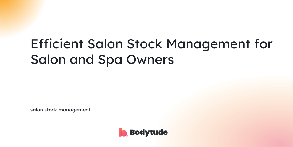 salon stock management