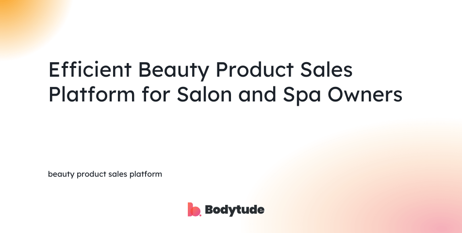 beauty product sales platform